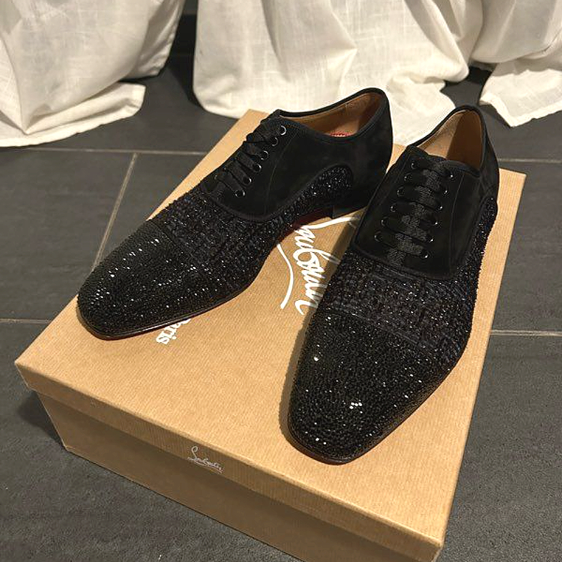 Shining Business Casual Lace-Up Oxford Shoes