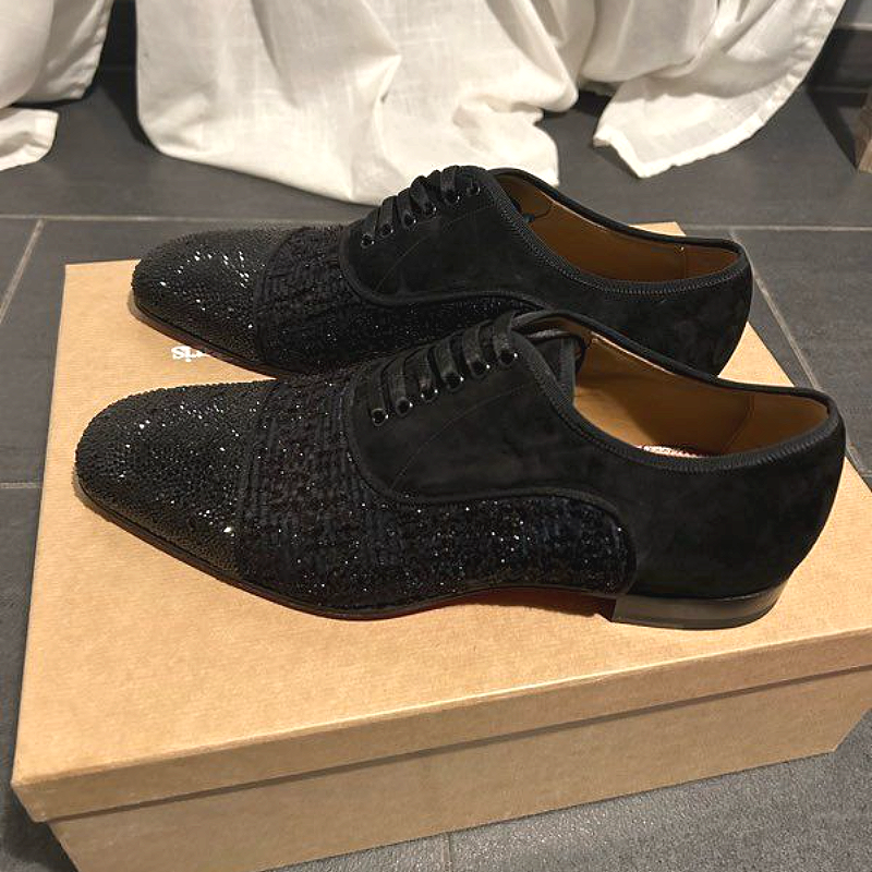 Shining Business Casual Lace-Up Oxford Shoes