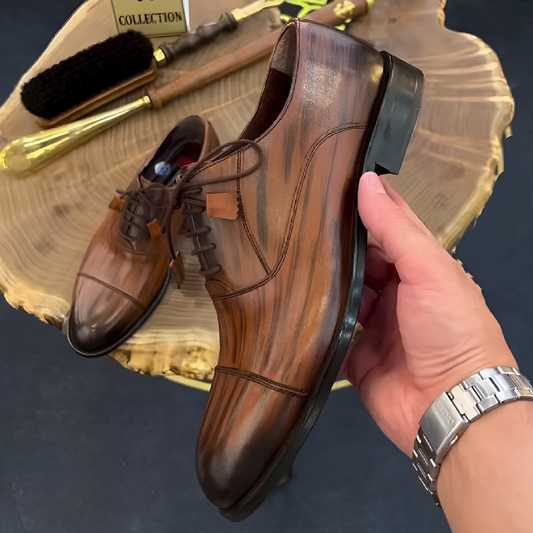 British-style business men's leather shoes