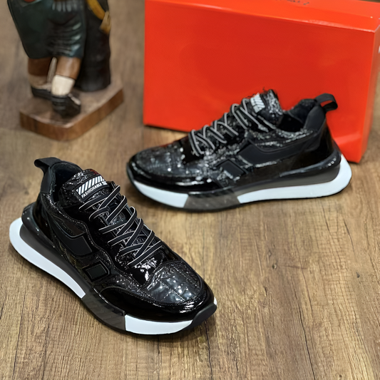 Shiny soft-soled breathable casual shoes