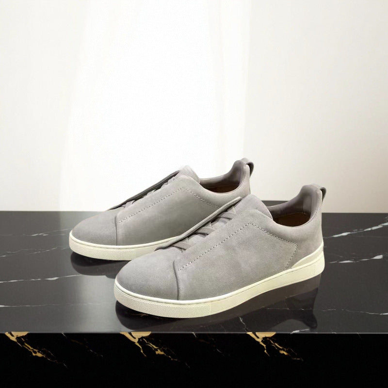 Men's leather casual shoes