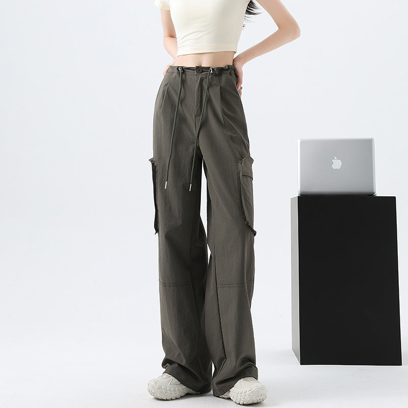 New High Waist Loose American Cargo Pants