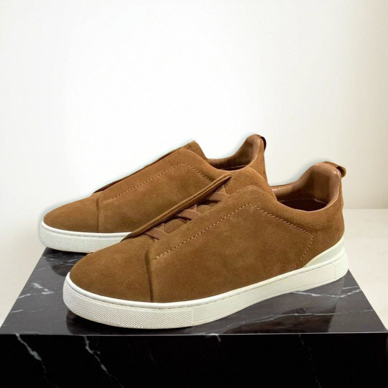 Men's leather casual shoes