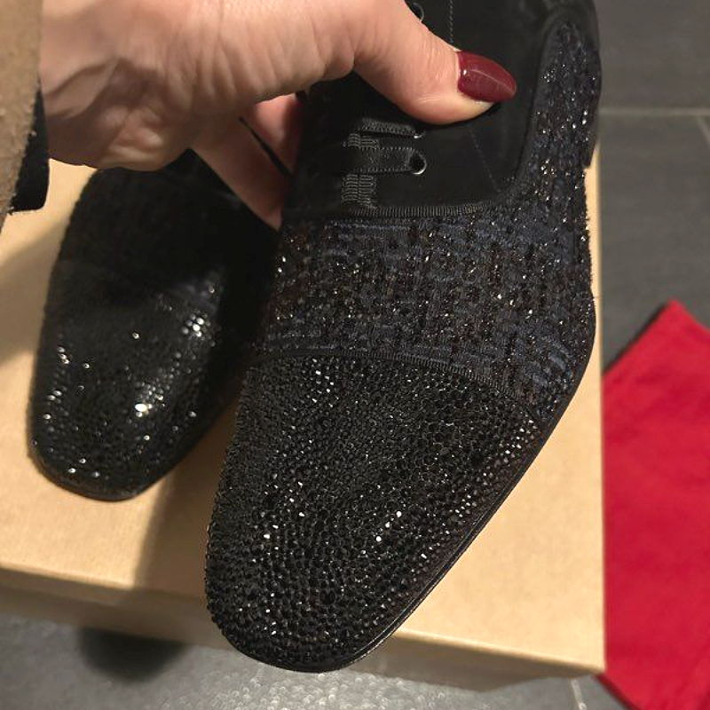 Shining Business Casual Lace-Up Oxford Shoes