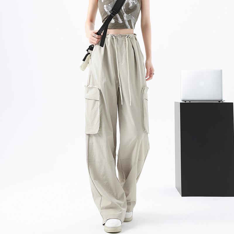 New High Waist Loose American Cargo Pants