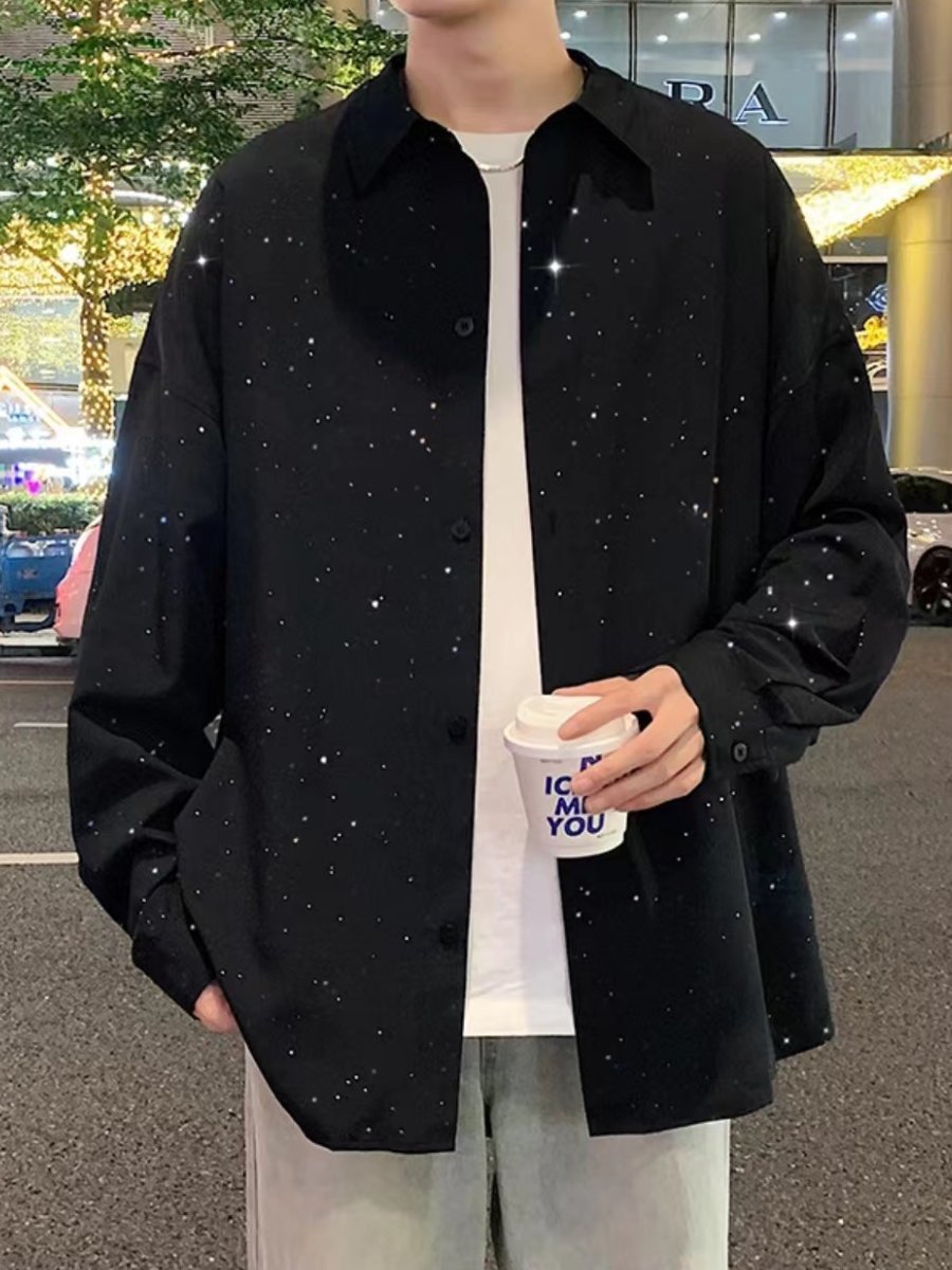 Starry sky loose jacket