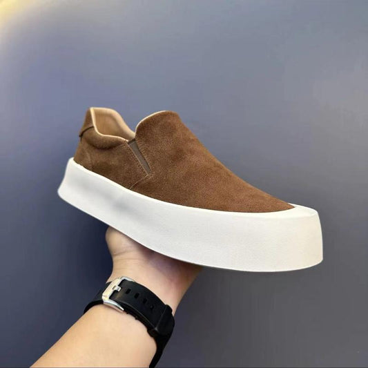 Stylish, breathable platform soled men's casual shoes