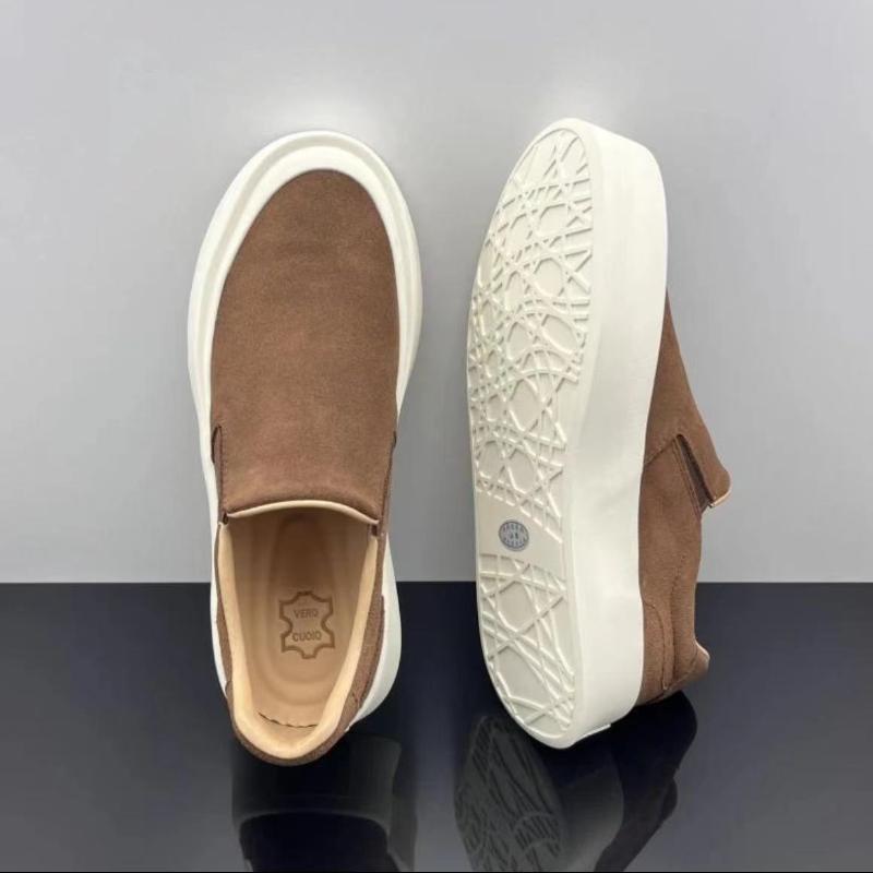 Stylish, breathable platform soled men's casual shoes