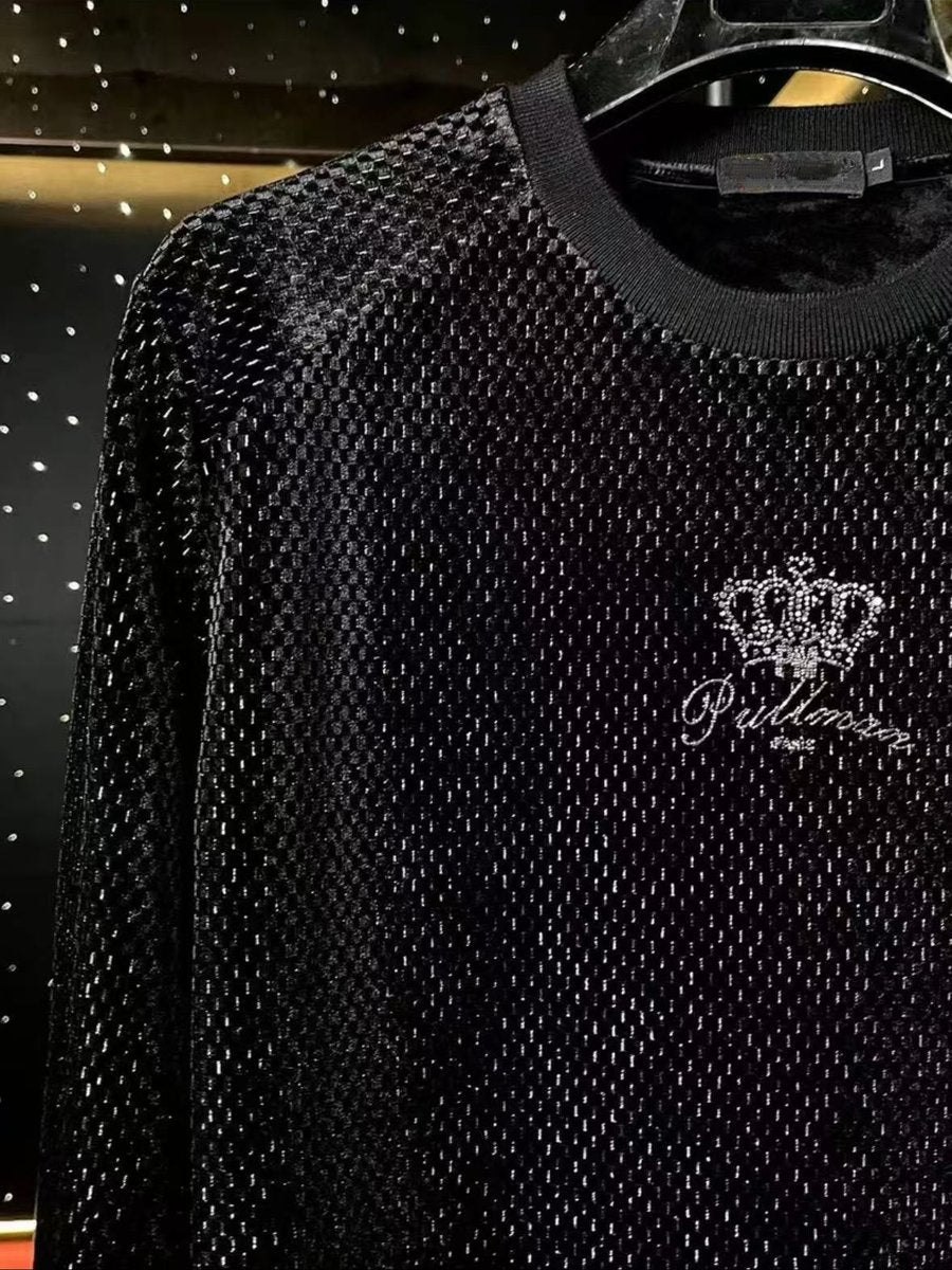 Crown light luxury personality men's long sleeves