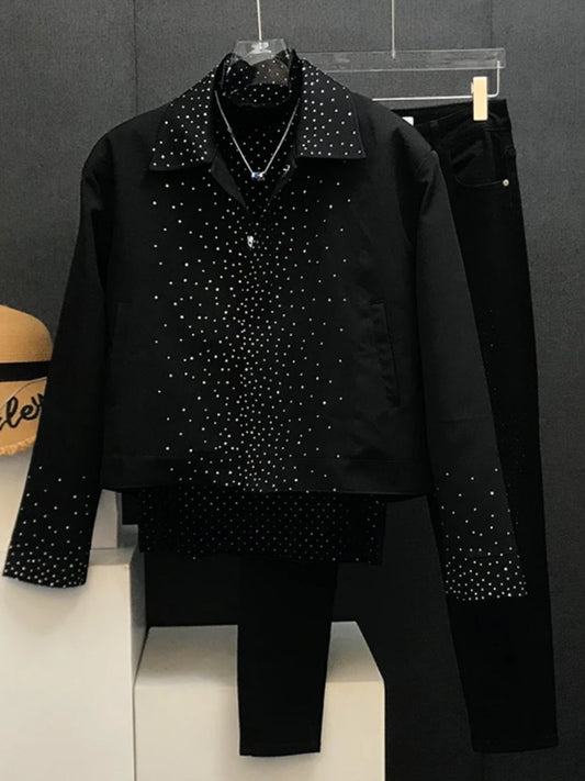 Starry loose jacket