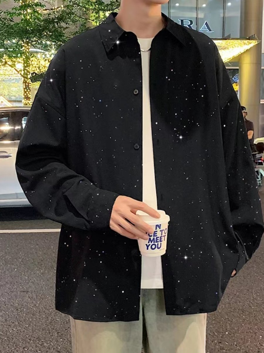 Starry sky loose jacket