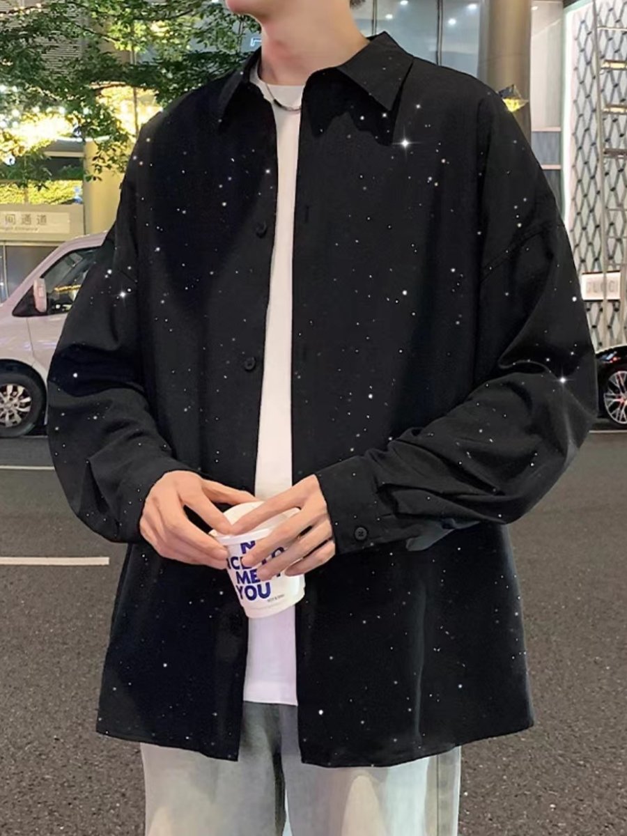 Starry sky loose jacket