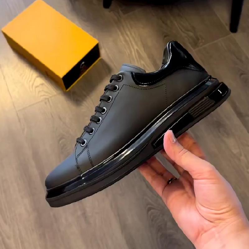 High-end luxury flat men's casual shoes