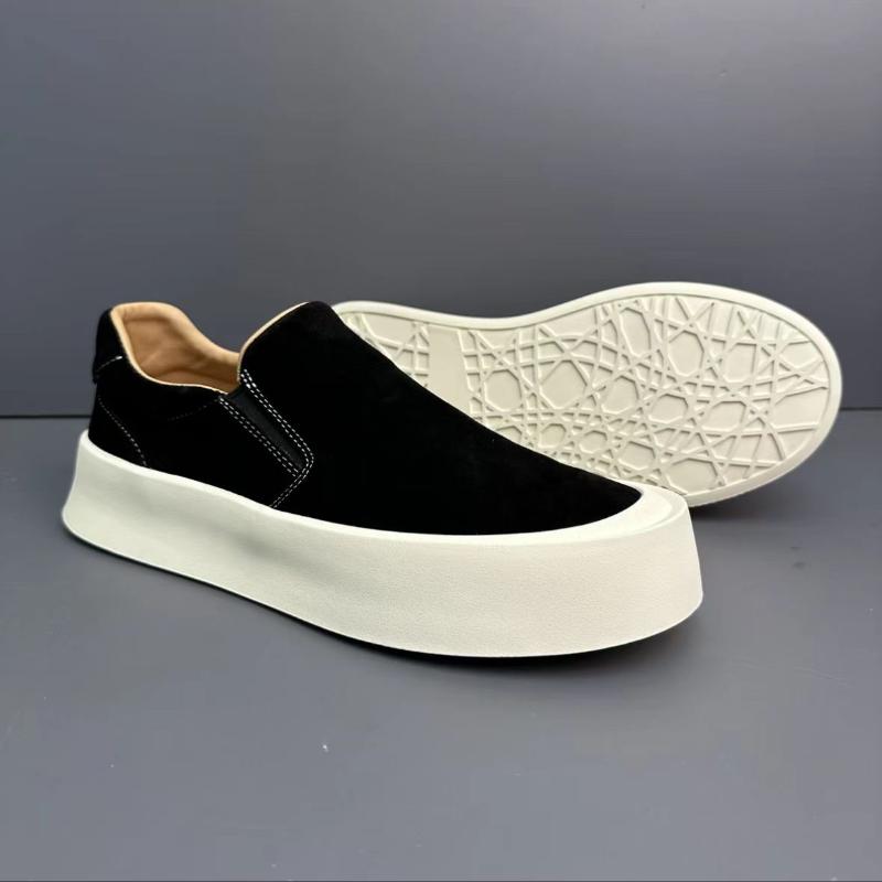 Stylish, breathable platform soled men's casual shoes