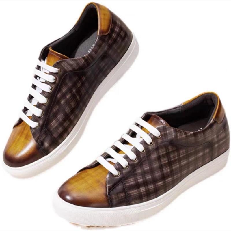 Fashionable heightened men's leather shoes