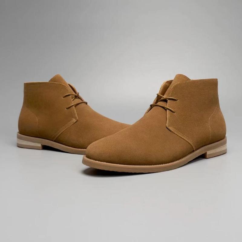 Men's vintage suede boots