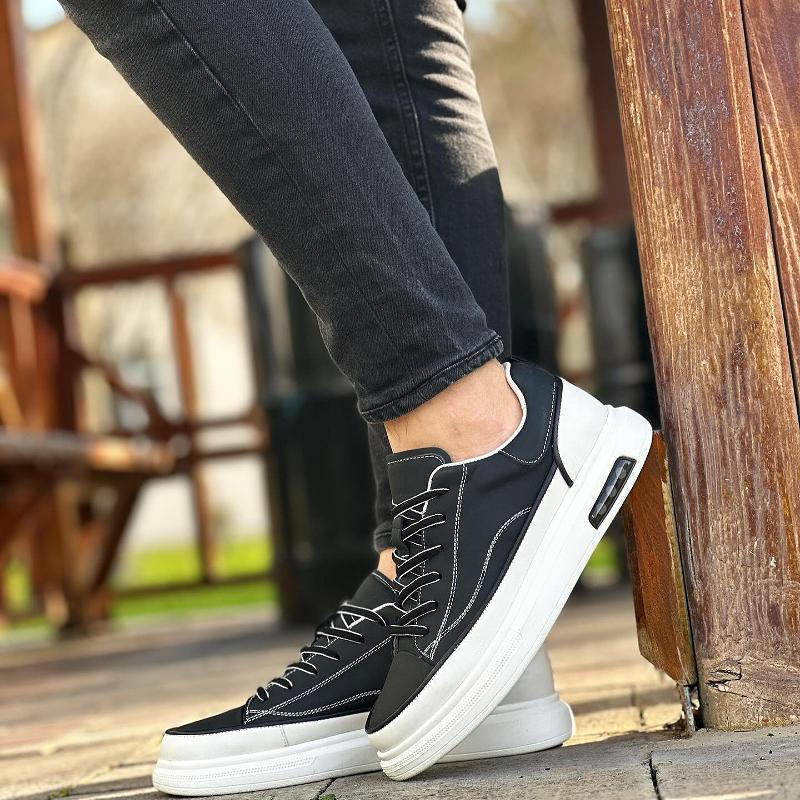 Comfortable, breathable, platform-soled casual men's shoes