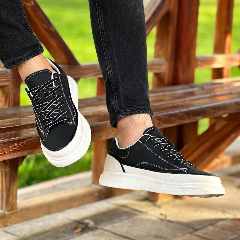 Comfortable, breathable, platform-soled casual men's shoes