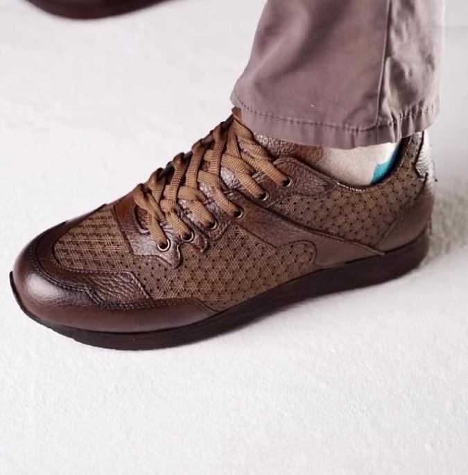 British-inspired breathable casual leather shoes