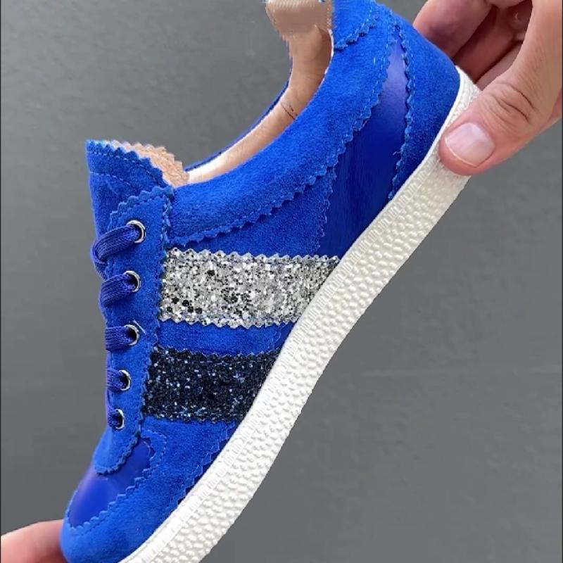 Rhinestone pattern fashion casual women's shoes