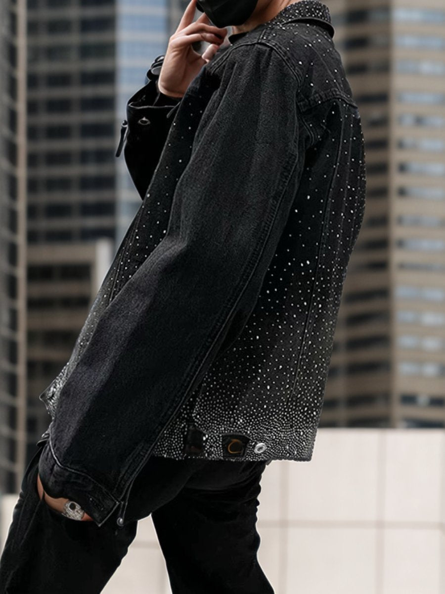 Glitter gradient fashion men's outerwear