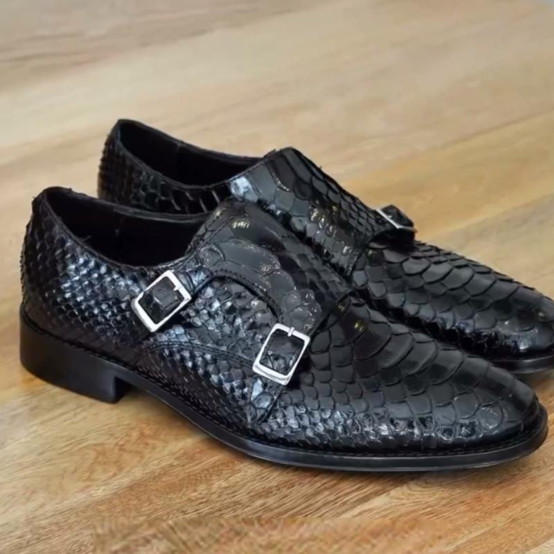 Crocodile leather shoes for men